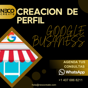 🔍 Servicio de Creación del Perfil de GOOGLE BUSINESS